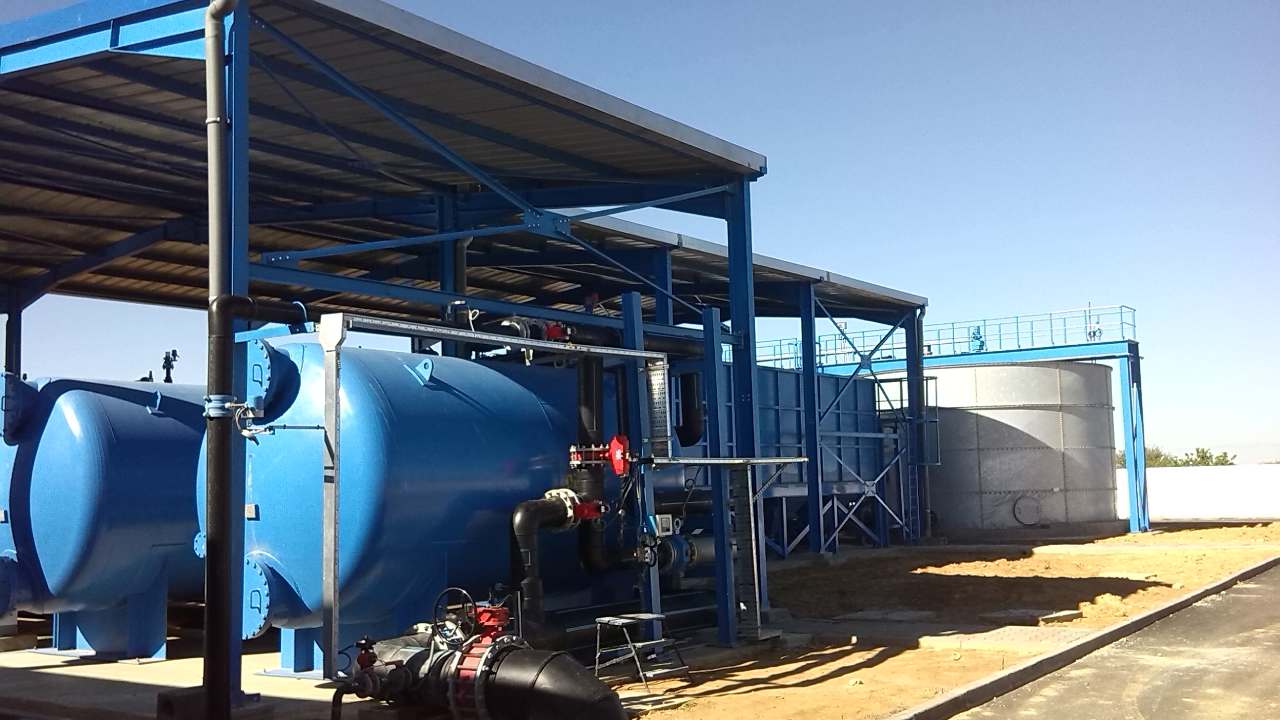 Planta modular de tratamiento de agua