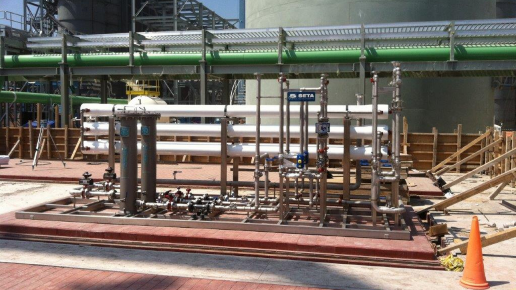 Planta de tratamiento de agua para central de ciclo combinado