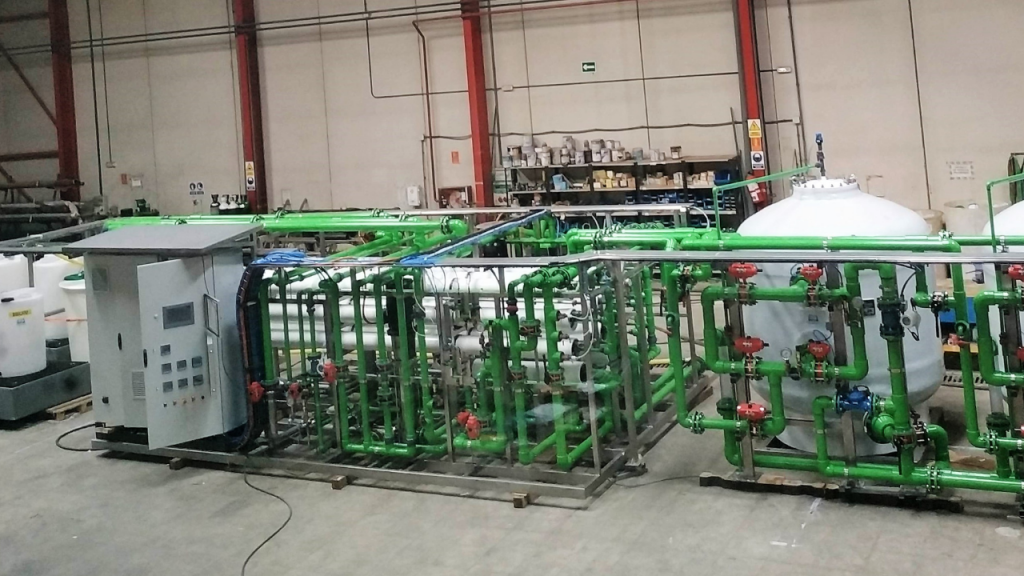 Planta de tratamiento de agua para refinería