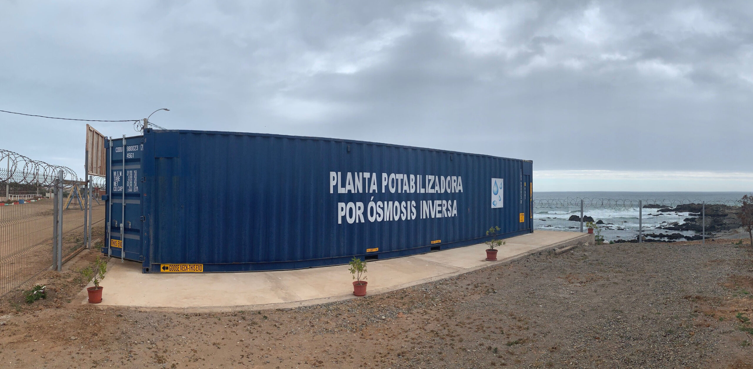 DESALADORA EN CONTENEDOR LA LIGUA-CHILE