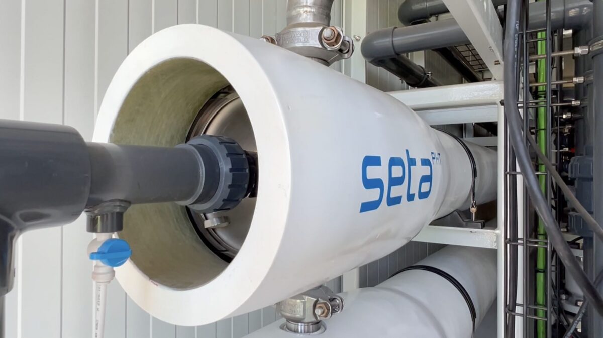 Caja de presión de ósmosis inversa