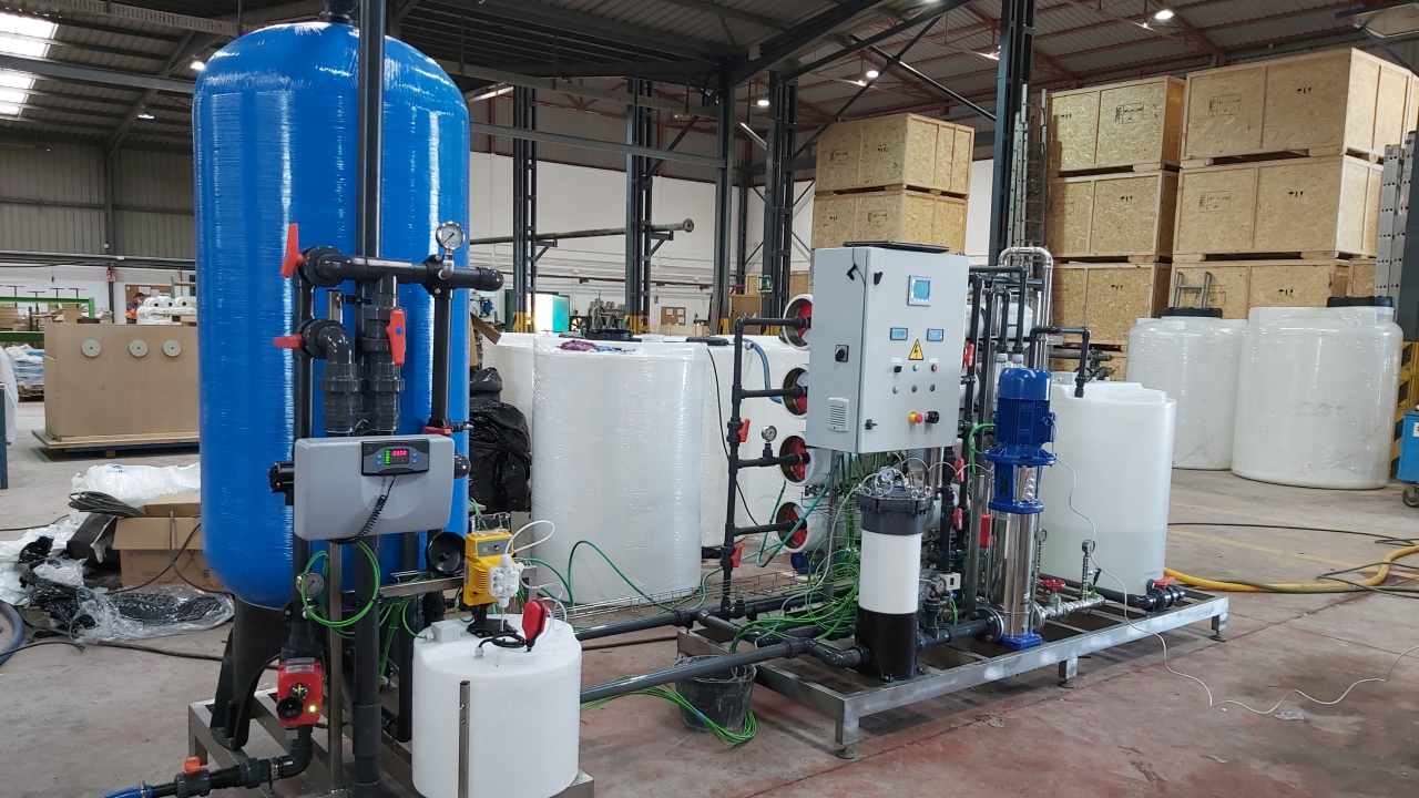 planta de osmosis inversa para una empresa de productos lácteos